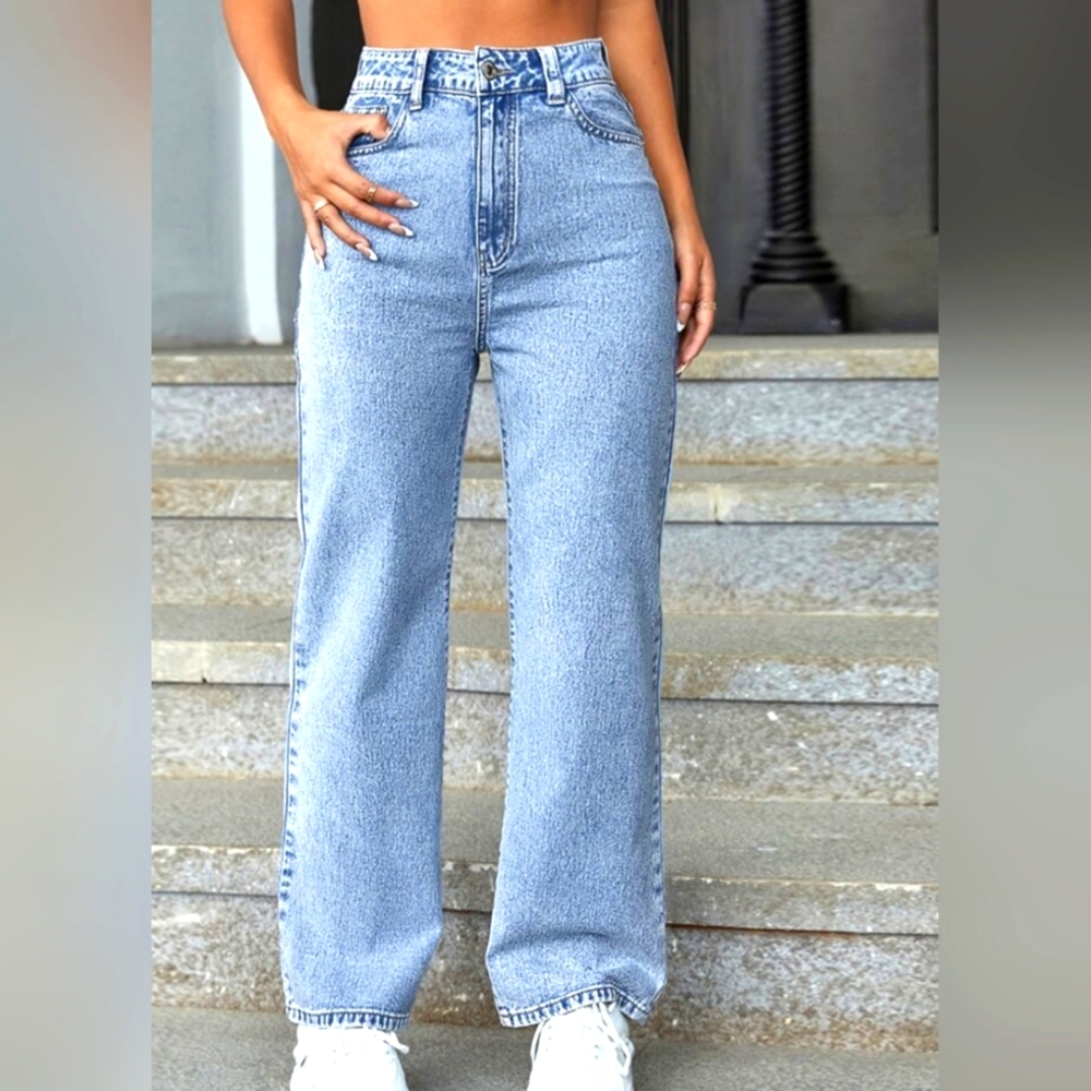 SHEIN High Waist Straight Leg Jeans size 6